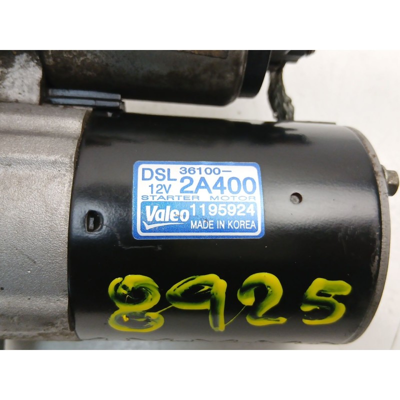 Recambio de motor arranque para hyundai i20 i (pb, pbt) 1.1 crdi referencia OEM IAM 361002A400 1195924 