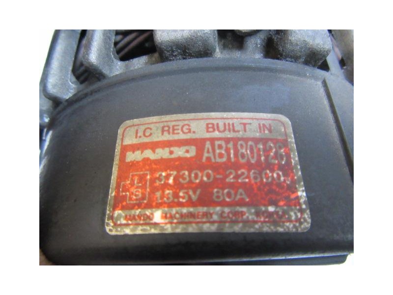 Recambio de alternador : hyundai elantra : 2.0 g [1998] para hyundai elantra 2.0 g referencia OEM IAM AB180128  
