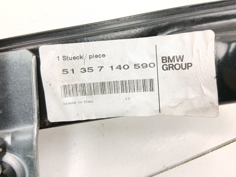 Recambio de elevalunas trasero derecho para bmw 3 (e90) 320 d referencia OEM IAM 51357140590  