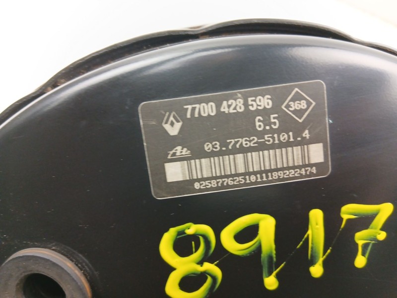 Recambio de servofreno para renault megane scénic (ja0/1_) 1.9 dti (ja0n) referencia OEM IAM 7700428596 03776251014 