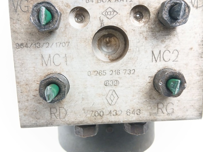 Recambio de abs para renault megane scénic (ja0/1_) 1.9 dti (ja0n) referencia OEM IAM 7700432643 0265216732 
