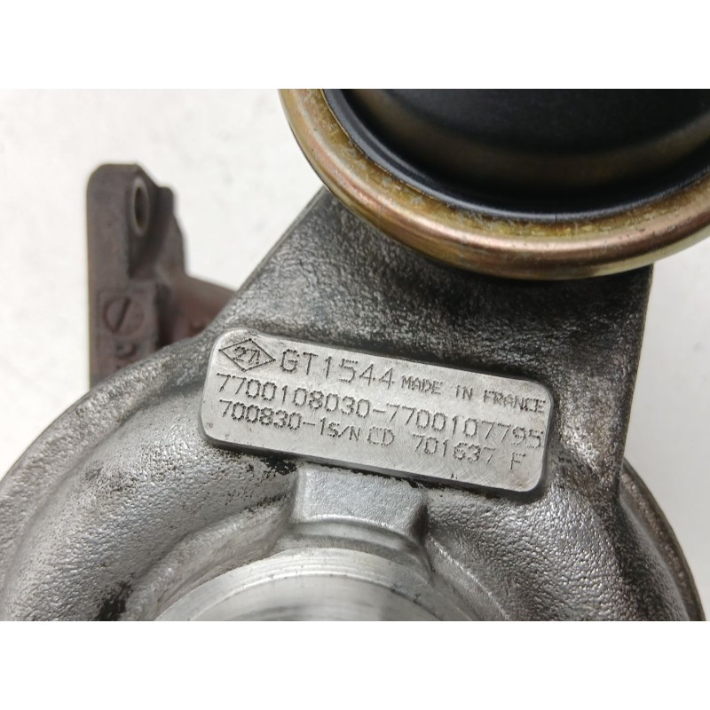 Recambio de turbo para renault megane scénic (ja0/1_) 1.9 dti (ja0n) referencia OEM IAM 7700108030 GT1544 7700107795