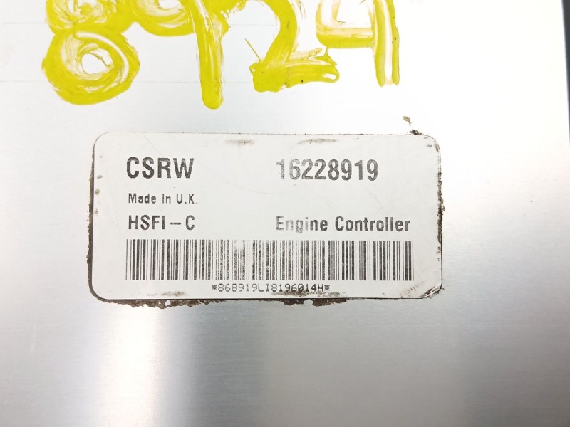 Recambio de centralita para opel astra g hatchback (t98) 1.6 16v (f08, f48) referencia OEM IAM 16228919  16228919