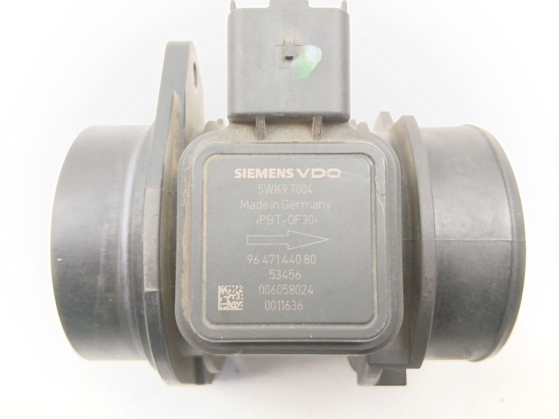 Recambio de caudalimetro para ford fiesta v (jh_, jd_) 1.4 tdci referencia OEM IAM 9647144080 5WK97004 