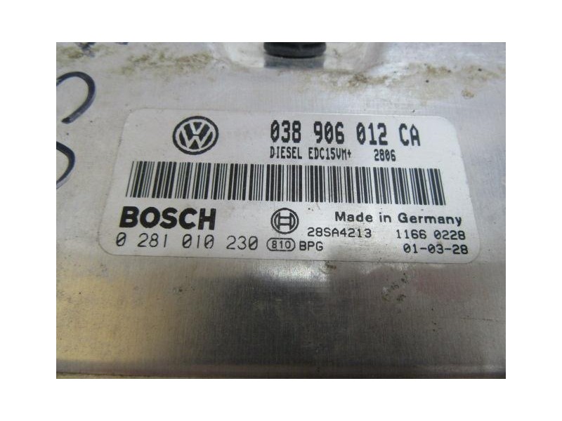 Recambio de centralita : seat leon : 1.9 tdi d-alh (89,76cv) [2001] para seat leon 1.9 tdi d-alh referencia OEM IAM 0281010230  