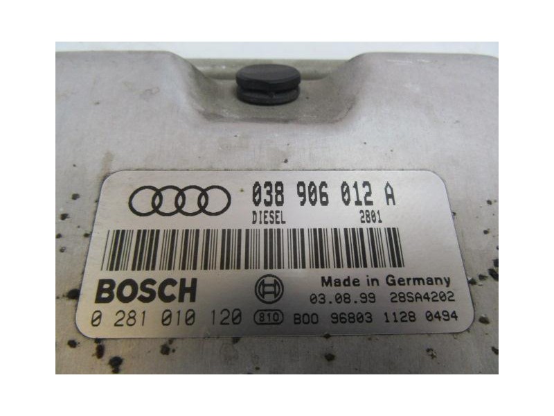 Recambio de centralita : audi a3 : 1.9 tdi -ahf -3p (110,16cv) [1999] para audi a3 1.9 tdi -ahf -3p referencia OEM IAM 028101012