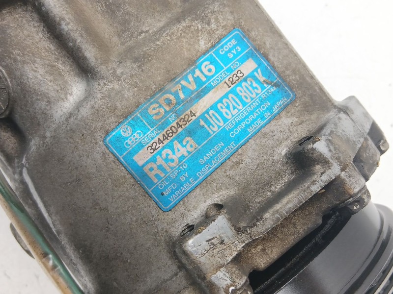 Recambio de compresor aire acondicionado para audi a3 (8l1) 1.9 tdi referencia OEM IAM 1J0820803K SD7V161233 