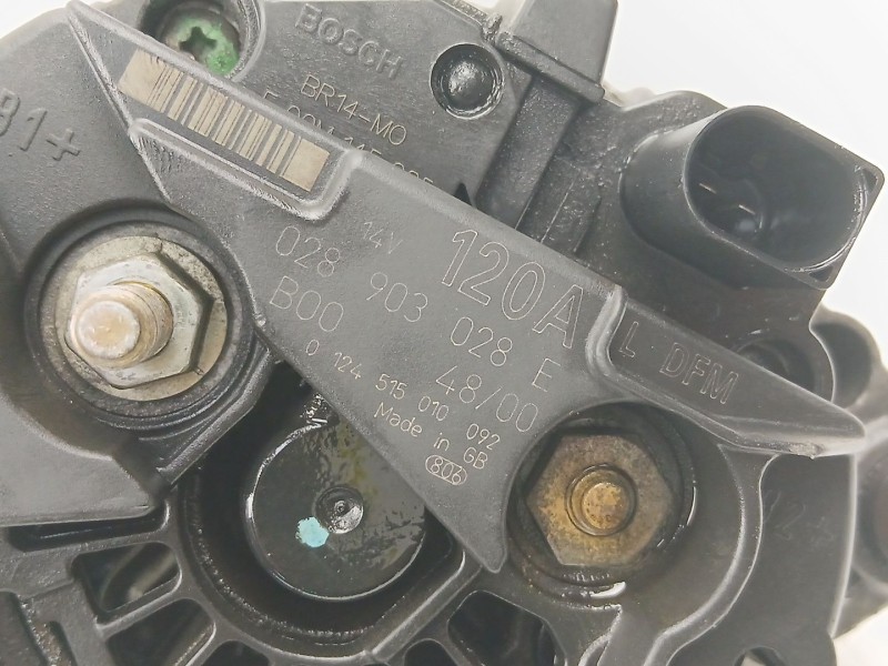 Recambio de alternador para audi a3 (8l1) 1.9 tdi referencia OEM IAM 028903028E 0124515010 