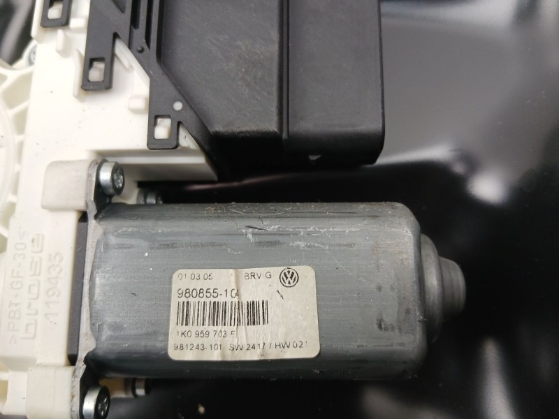 Recambio de elevalunas trasero izquierdo para volkswagen passat b6 (3c2) 2.0 fsi referencia OEM IAM 1K0959703F  