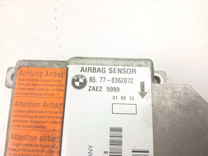 Recambio de centralita airbag para bmw 5 (e39) 525 tds referencia OEM IAM 65778362072  