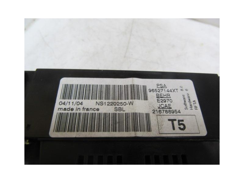 Recambio de mandos calefaccion : peugeot 307 : 1.6 g (108,77cv)ranchera [2004] para peugeot 307 1.6 g ranchera referencia OEM IA