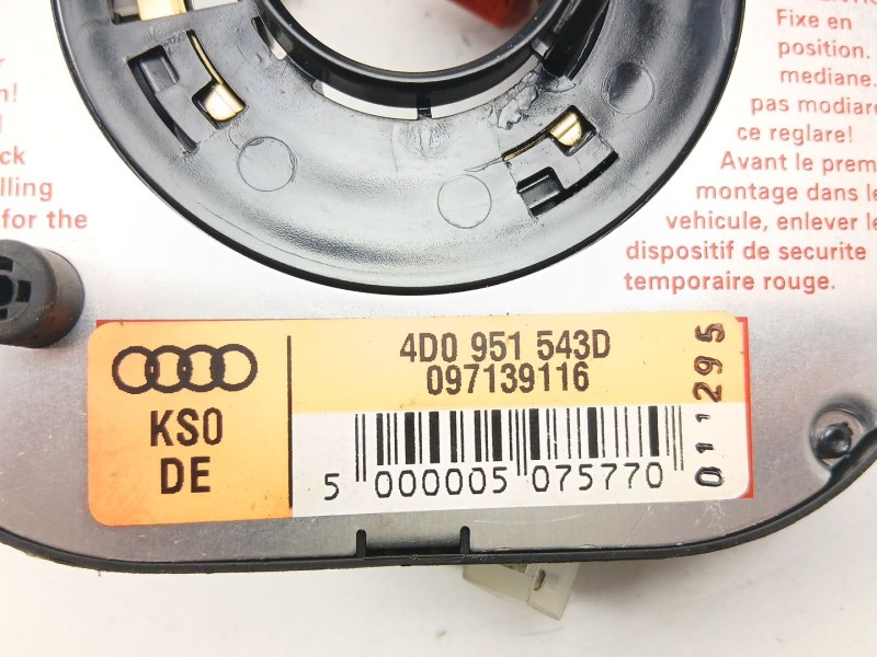 Recambio de anillo airbag para audi a4 b5 (8d2) 2.6 quattro referencia OEM IAM 4D0951543D  