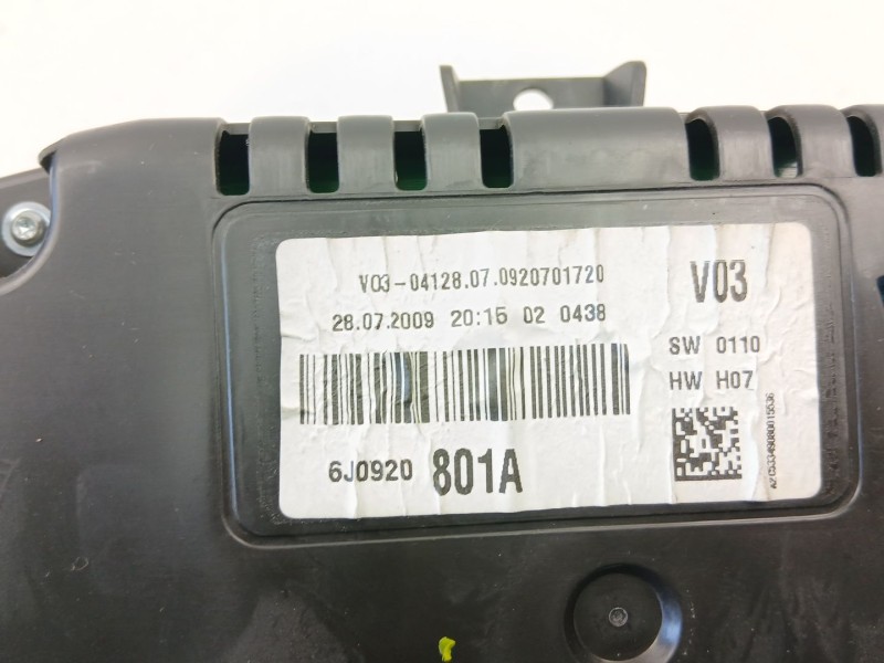 Recambio de cuadro instrumentos para seat ibiza iv (6j5, 6p1) 1.6 tdi referencia OEM IAM 6J0920801A  