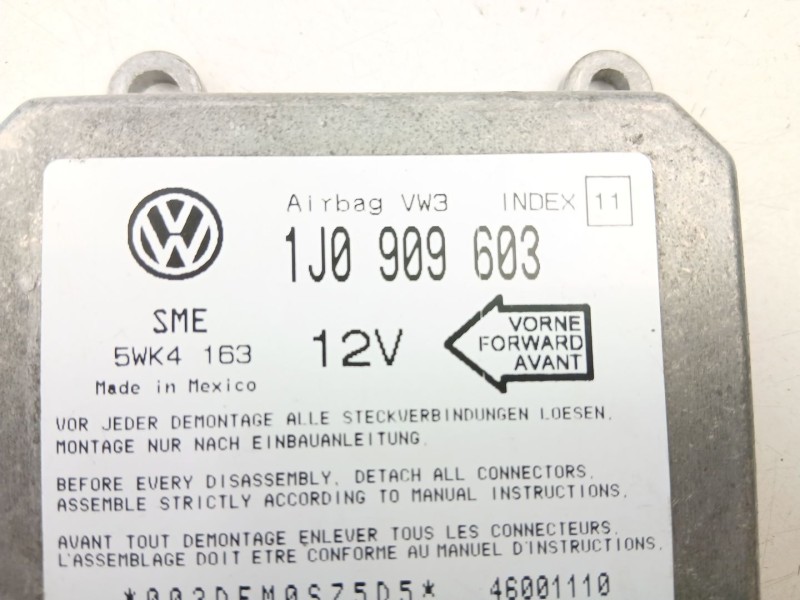 Recambio de centralita airbag para seat ibiza ii (6k1) 1.9 sdi referencia OEM IAM 1J0909603 5WK4163 