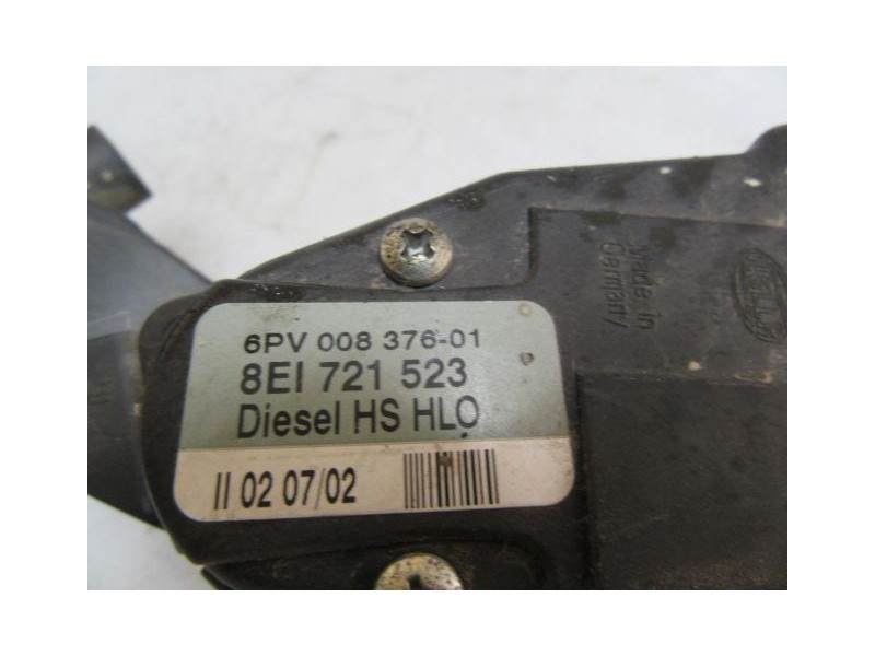 Recambio de potenciómetro aceleración : audi a4 : 1.9 tdi -awx (130cv)4p [2002] para audi a4 1.9 tdi -awx (130cv 1.9 tdi -awx 4p