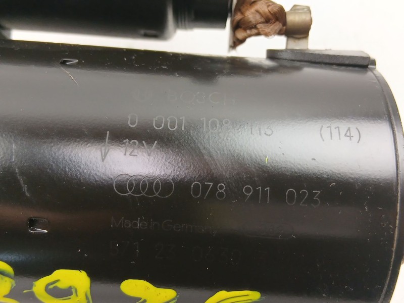 Recambio de motor arranque para audi a4 b5 (8d2) 2.6 quattro referencia OEM IAM 078911023 0001108113 