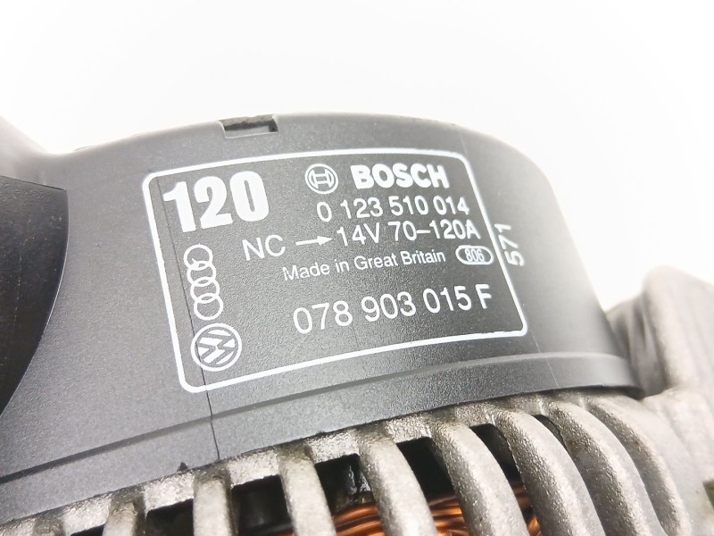 Recambio de alternador para audi a4 b5 (8d2) 2.6 quattro referencia OEM IAM 078903015F 0123510014 