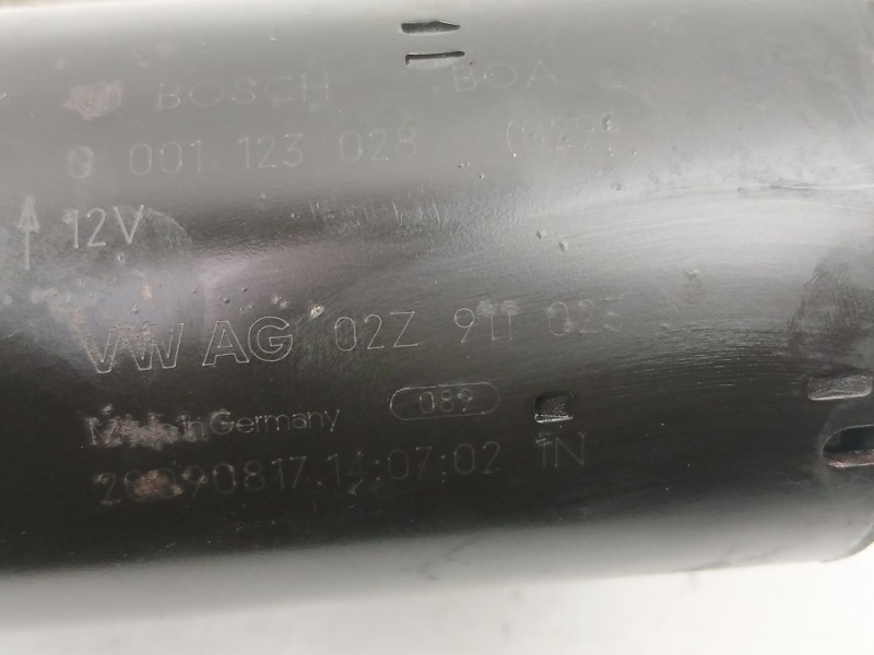Recambio de motor arranque para seat ibiza iv (6j5, 6p1) 1.6 tdi referencia OEM IAM 02Z911023 0001123028 
