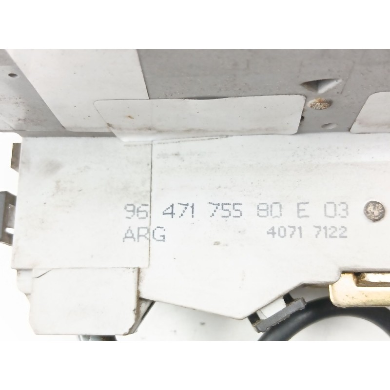 Recambio de cerradura puerta trasera izquierda para citroën c4 i (lc_) 2.0 hdi referencia OEM IAM 9647175580  