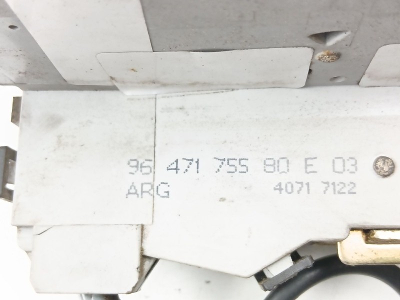 Recambio de cerradura puerta trasera izquierda para citroën c4 i (lc_) 2.0 hdi referencia OEM IAM 9647175580  