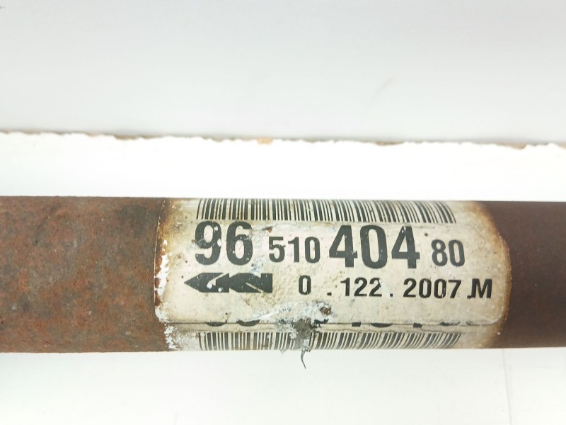 Recambio de transmision delantera derecha para peugeot 207 1.4 g referencia OEM IAM 9651040480  