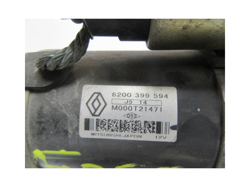 Recambio de motor arranque : renault scenic : 1.5 dci (106,05cv) [2006] para renault scenic 1.5 dci referencia OEM IAM 820039959