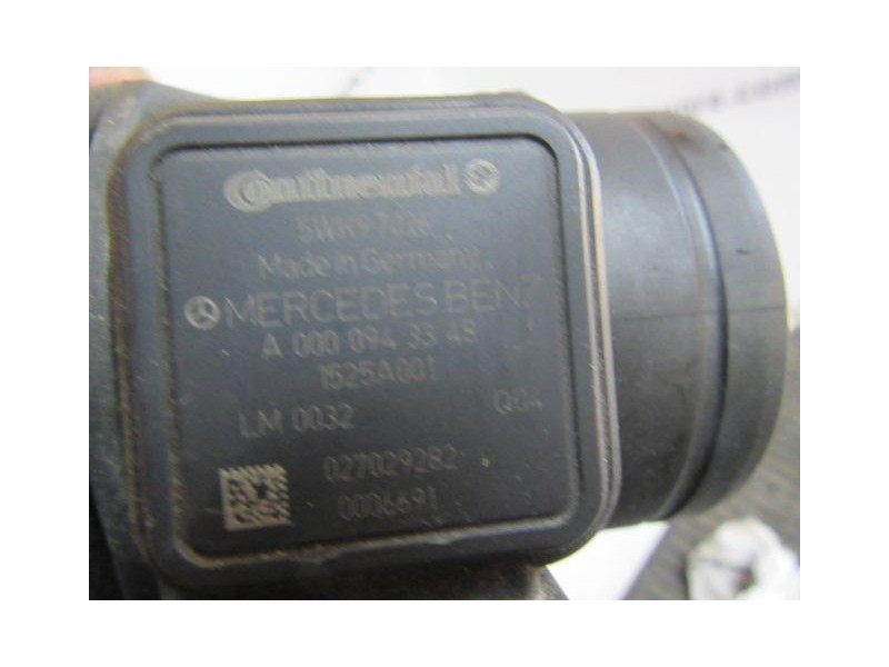 Recambio de caudalimetro : m. benz a 160 : 2.0 cdi (81,58cv) [2009] para m. benz a 160 2.0 cdi referencia OEM IAM 5WK97026A00009