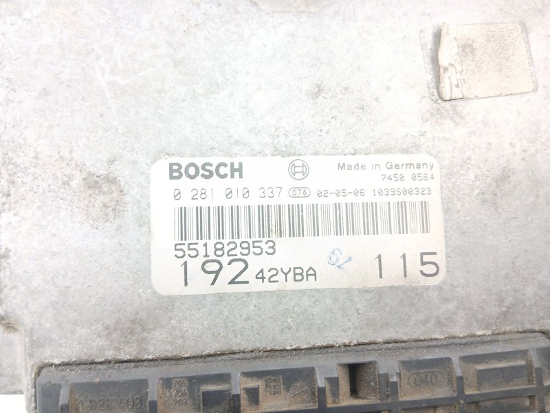 Recambio de centralita para fiat stilo (192_) 1.9 jtd (192_xe1a) referencia OEM IAM 55182953 0281010337 