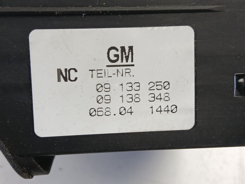 Recambio de mando luces para opel zafira 2.0 td d-y20dth referencia OEM IAM 9133250  9138348