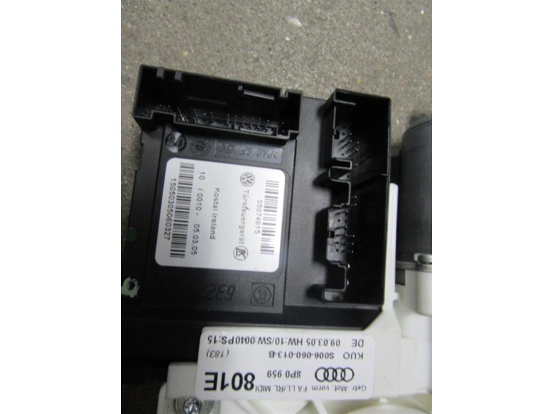 Recambio de elevalunas elec. del. dch. : audi a3 : 1.9 tdi ranchera(105 cv) [2005] para audi a3 1.9 tdi ranchera(105 cv) referen