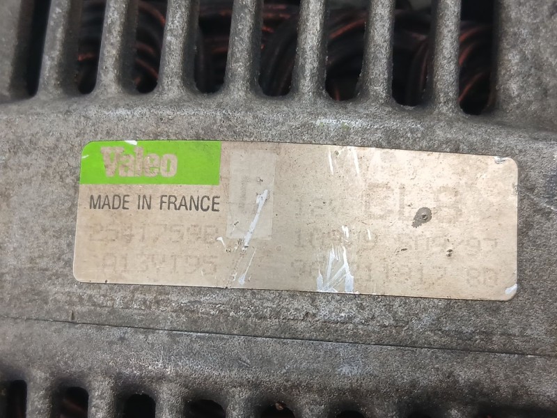 Recambio de alternador para citroën xsara (n1) 1.9 td referencia OEM IAM 9621191780 A13VI95 