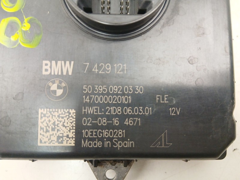 Recambio de centralita faros xenon para bmw x1 (f48) xdrive 20 d referencia OEM IAM 7429121  