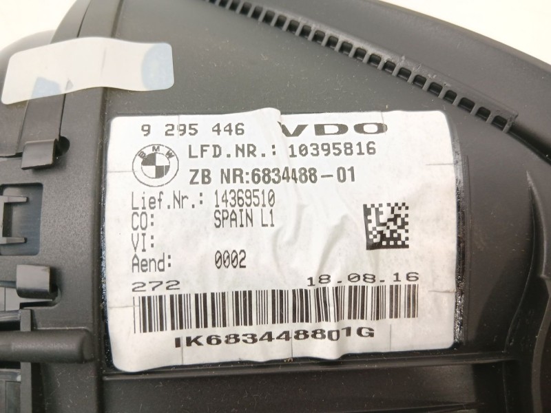 Recambio de cuadro instrumentos para bmw x1 (f48) xdrive 20 d referencia OEM IAM 9295446 6834488 