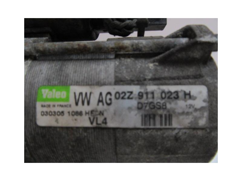 Recambio de motor arranque : audi a3 : 1.9 tdi ranchera(105 cv) [2005] para audi a3 1.9 tdi ranchera(105 cv) referencia OEM IAM 