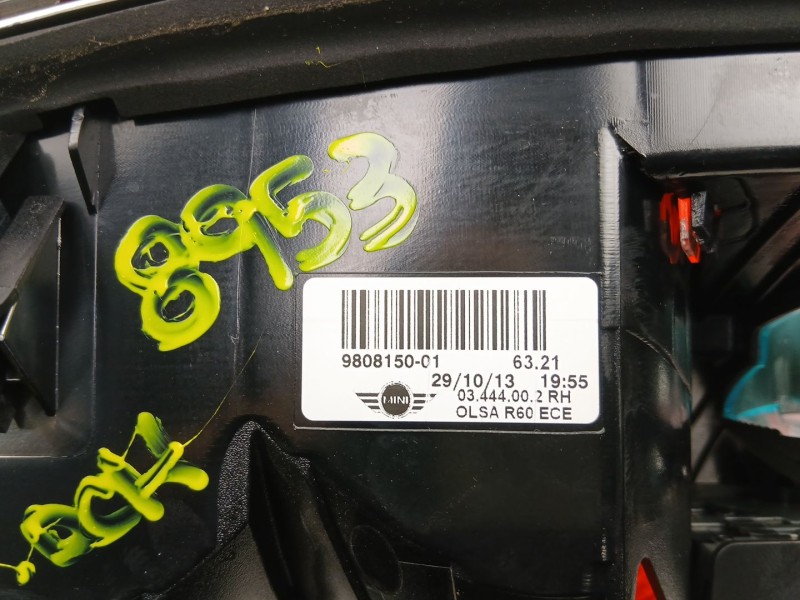 Recambio de piloto trasero derecho para mini mini countryman (r60) cooper sd referencia OEM IAM 9808150  