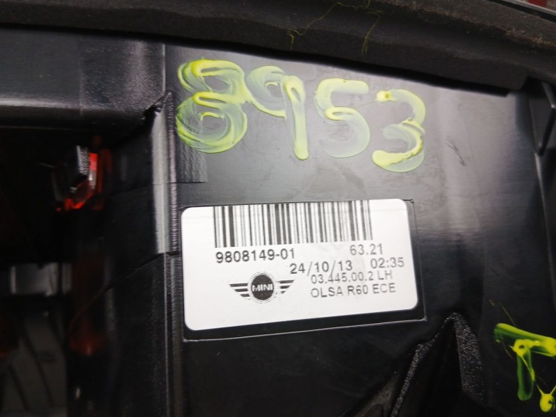 Recambio de piloto trasero izquierdo para mini mini countryman (r60) cooper sd referencia OEM IAM 9808149  