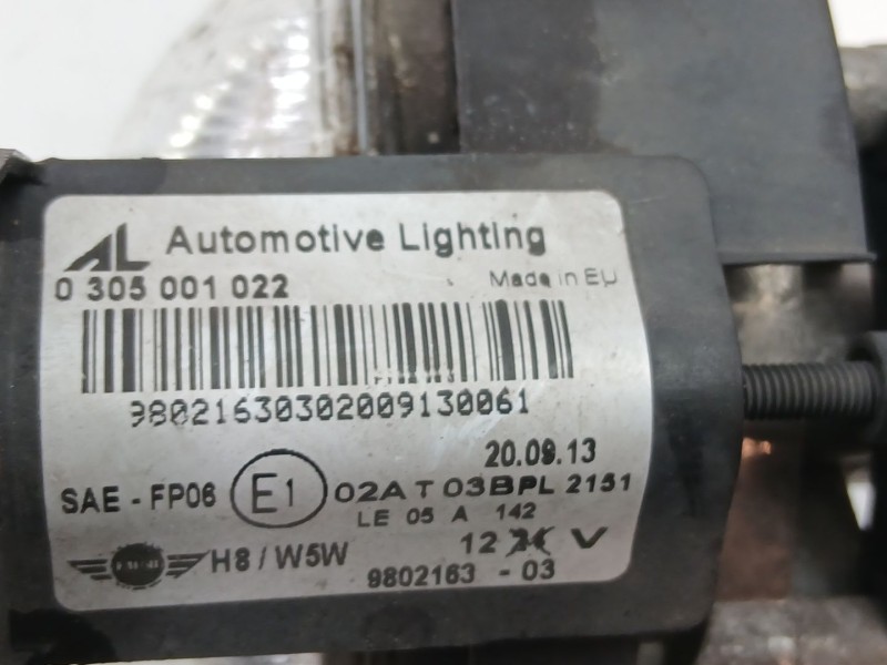 Recambio de antiniebla izquierdo para mini mini countryman (r60) cooper sd referencia OEM IAM 9802163 0305001022 