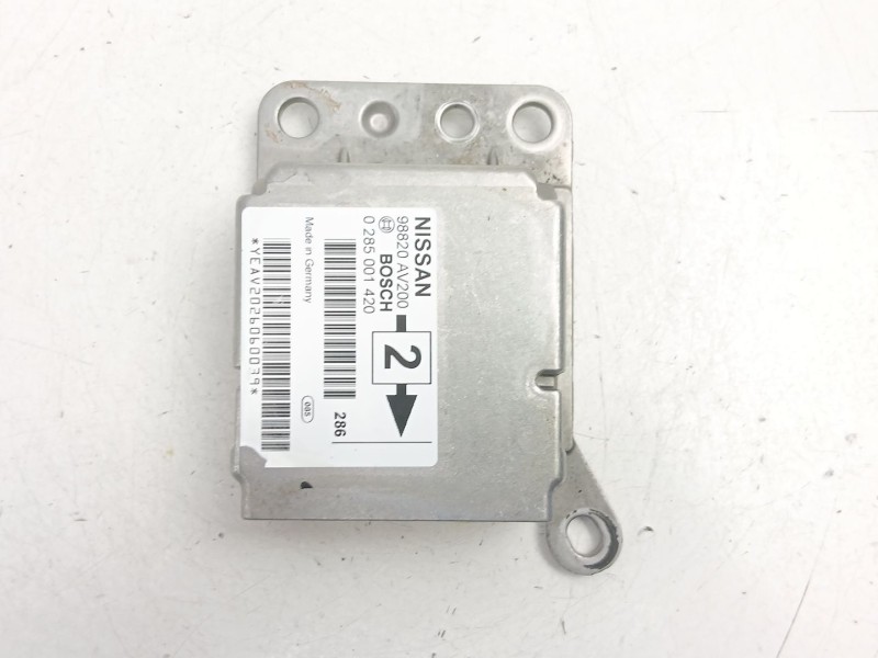Recambio de centralita airbag para nissan primera (p12) 2.2 di referencia OEM IAM 98820AV200 0285001420 
