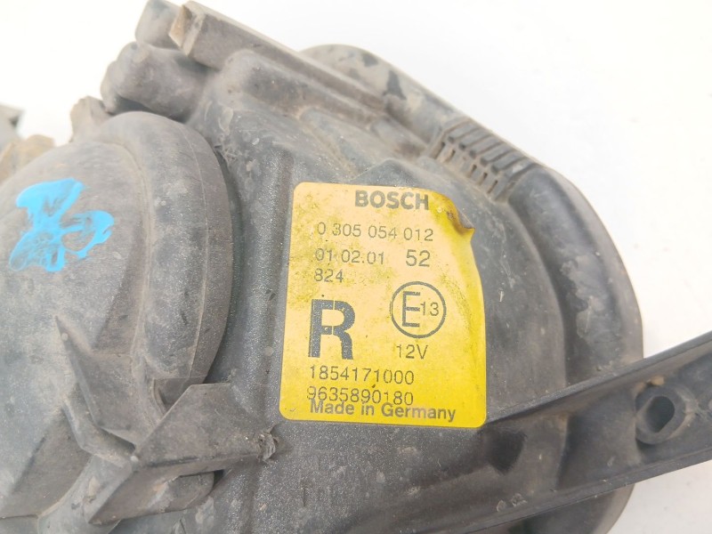 Recambio de antiniebla derecho para peugeot 306 (7b, n3, n5) 1.9 d referencia OEM IAM 9635890180 0305054012 