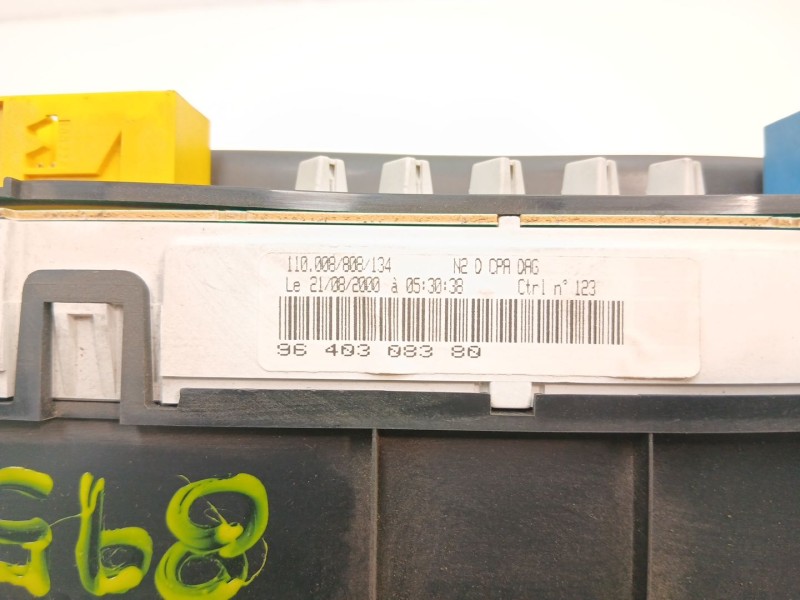Recambio de cuadro instrumentos para peugeot 306 (7b, n3, n5) 1.9 d referencia OEM IAM 9640308380  