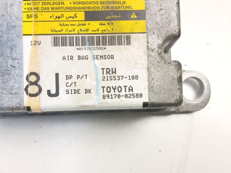 Recambio de centralita airbag para toyota auris (_e15_) 2.2 d (ade157_, ade151_) referencia OEM IAM 8917002580 215537108 