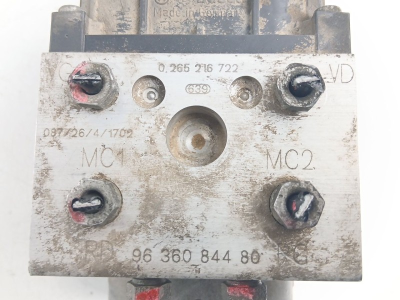 Recambio de abs para peugeot 306 (7b, n3, n5) 1.9 d referencia OEM IAM 9636084480 0265216722 