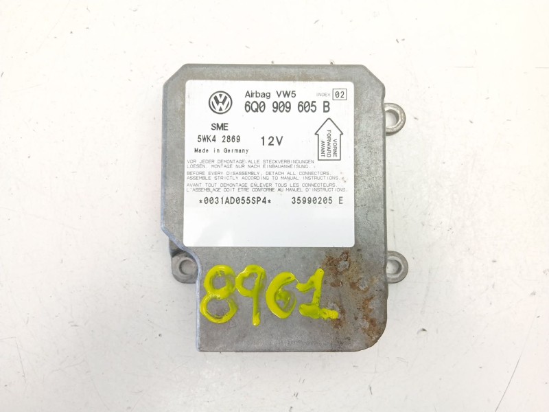 Recambio de centralita airbag para volkswagen passat b5 (3b2) 1.9 tdi referencia OEM IAM 6Q0909605B 5WK42869 