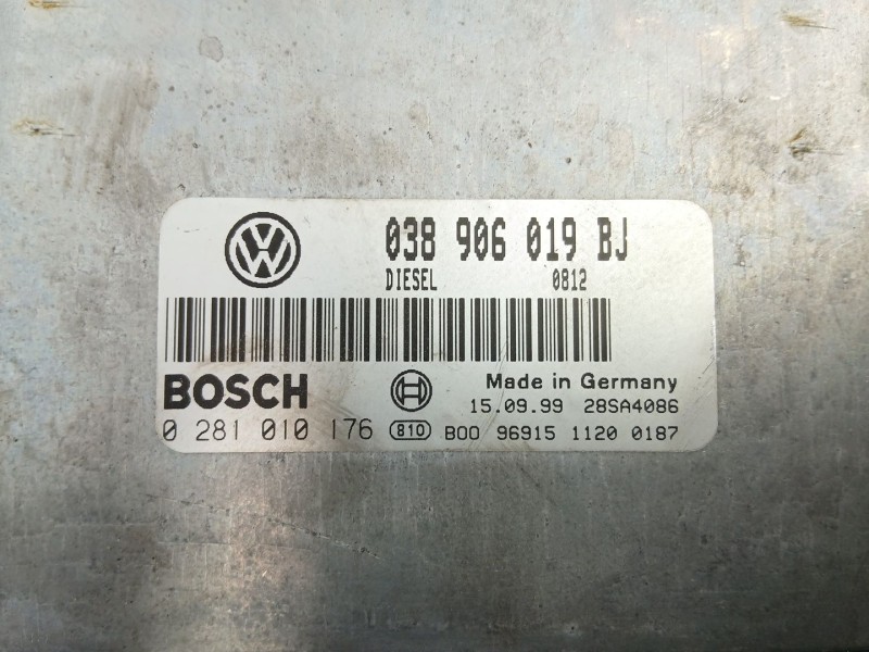 Recambio de centralita para volkswagen passat b5 (3b2) 1.9 tdi referencia OEM IAM 038906019BJ 0281010176 