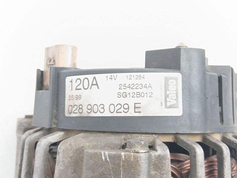 Recambio de alternador para volkswagen passat b5 (3b2) 1.9 tdi referencia OEM IAM 028903029E SG12B012 
