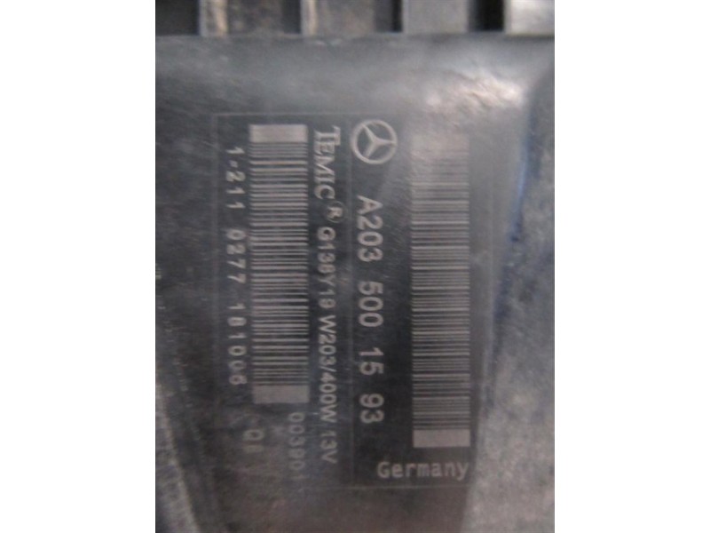 Recambio de electroventilador : m. benz c 220 : 2.2 cdi [2006] para m. benz c 220 2.2 cdi referencia OEM IAM   