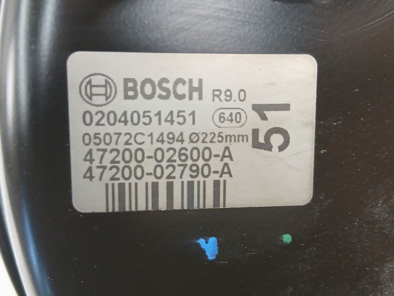 Recambio de servofreno para toyota auris (_e15_) 2.2 d (ade157_, ade151_) referencia OEM IAM 4720002600A 0204051451 4720002790A