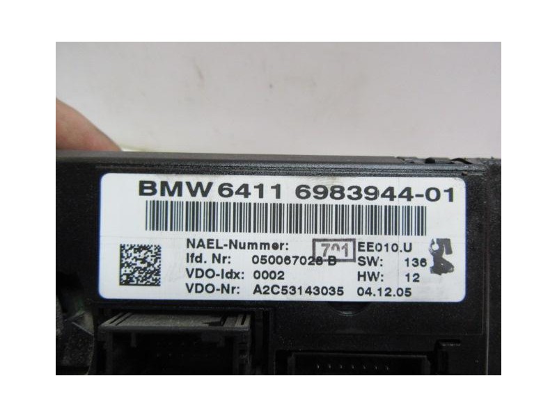 Recambio de mandos calefaccion : bmw 320 : 2.0 td e90 (163,15cv) [2006] para bmw  320 2.0 td e90 referencia OEM IAM BMW641169839