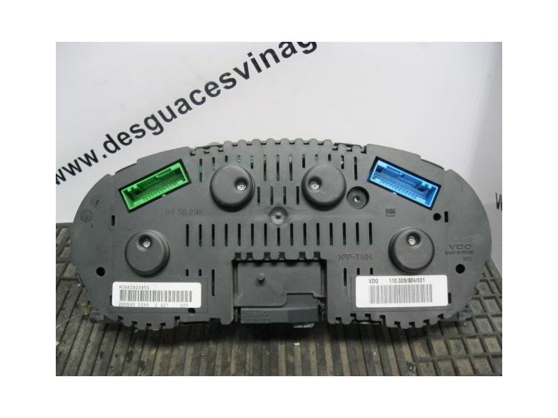 Recambio de cuadro instrumentos : seat ibiza : 1.6 g/alm (74,8cv) [1999] para seat ibiza 1.6 g/alm referencia OEM IAM W06K092085