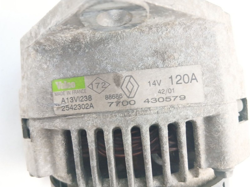Recambio de alternador para renault kangoo (kc0/1_) 1.9 dti (kc0u) referencia OEM IAM 7700430579 A13VI238 
